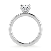 14K White Gold Lab Grown Diamond 1 1/2 Ct.Tw. Radiant Shape Certified Engagement Ring (Center 1.5ct)