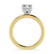 14K White Gold Lab Grown Diamond 1 1/2 Ct.Tw. Pear Shape Certified Engagement Ring (Center 1.5ct)