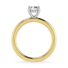 14K White Gold Lab Grown Diamond 1 1/20Ct.Tw. Round Shape Certified Engagement Ring (Center 1ct)