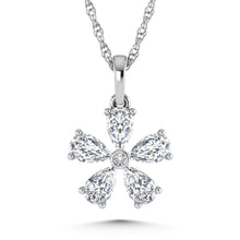 14K White Gold Lab Grown Diamond 1 1/4 Ct.Tw. Fashion Pendant