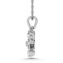 14K White Gold Lab Grown Diamond 1 1/4 Ct.Tw. Fashion Pendant