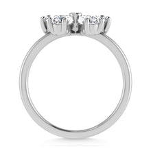 14K White Gold Lab Grown Diamond 1 1/4 Ct.Tw. Fashion Ring