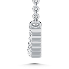 10K White Gold Lab Grown Diamond 1/4 Ct.Tw. Fashion Necklace