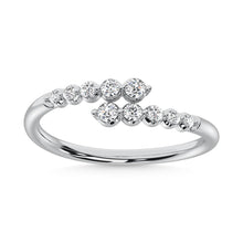 10K White Gold Lab Grown Diamond 1/5 Ct.Tw. Fashion Ring