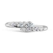 10K White Gold Lab Grown Diamond 1/5 Ct.Tw. Fashion Ring