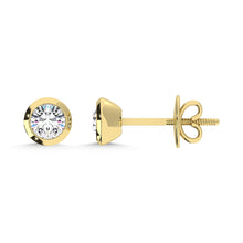 10K Yellow Gold Lab Grown Diamond 1/5 Ct.Tw. Solitaire Earrings