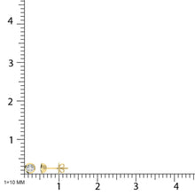 10K Yellow Gold Lab Grown Diamond 1/5 Ct.Tw. Solitaire Earrings