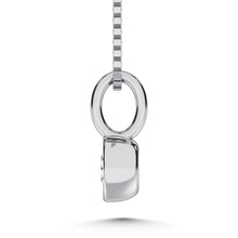 10K White Gold Lab Grown Diamond 1/6 Ct.Tw. Fashion Pendant