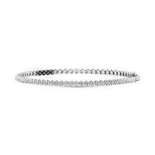 Sterling Silver Lab Grown Diamond 1 Ct.Tw. Illusion Bracelet