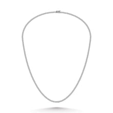 Sterling Silver Lab Grown Diamond 5 1/6 Ct.Tw. 4 Prong Illusion Necklace