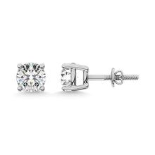 14K White Gold 2/5 Ct.Tw. Premium Diamond Stud Earrings