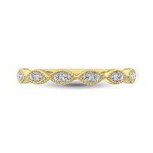 Diamond 1/6 Ct.Tw. Stack Band in 10K Yellow Gold